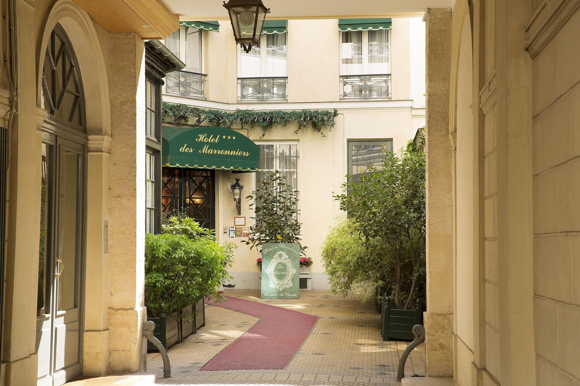 Hotel Des Marronniers Paris Bagian luar foto
